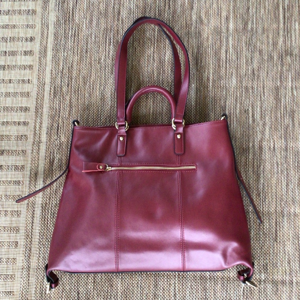 KATTEE LEATHER TOTE/SHOULDER BAG LIKE NEW CLASSY BUSINESS